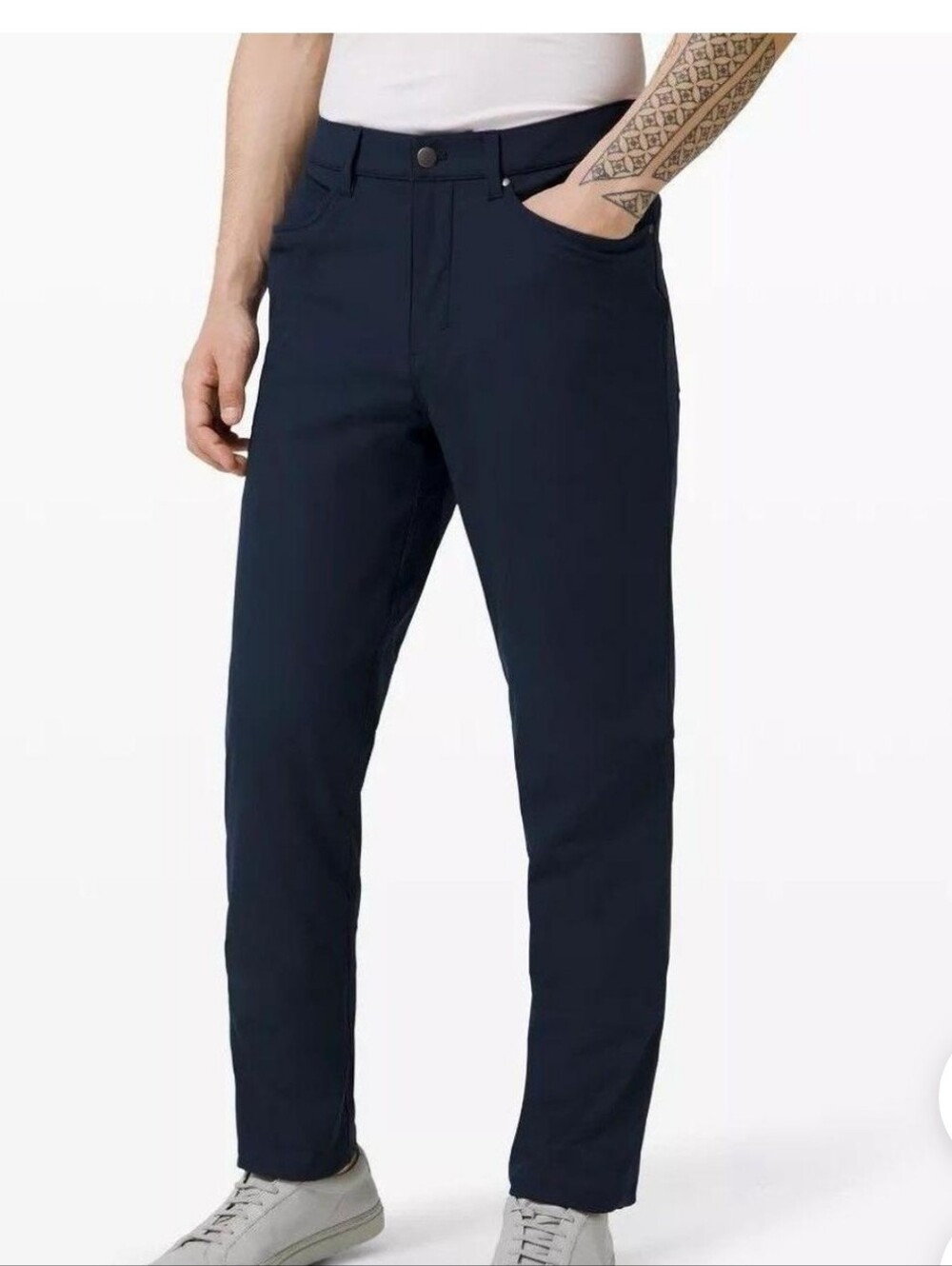 lululemon athletica Men's Navy Straight Jeans